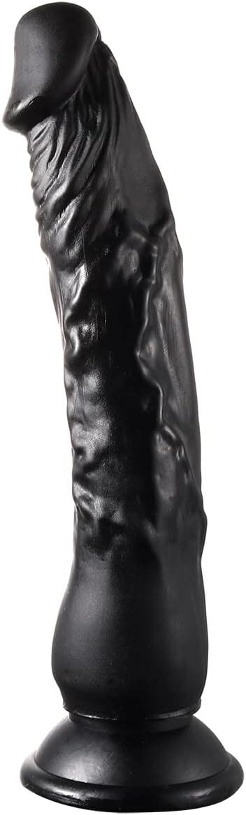 dildo black|9 Inch Black Realistic Dildo Feels Like Skin, with Huge Strong。